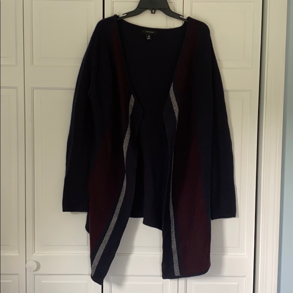 Navy long sweater